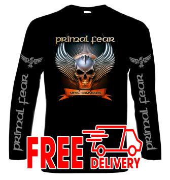 Primal fear, Metal commando, men's long sleeve t-shirt, 100% cotton, S to 5XL